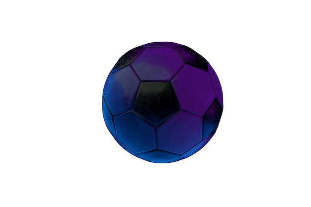 Classic soccer ball isolated