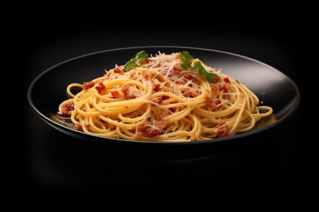 Classic Spaghetti Carbonara Dish