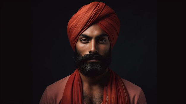 The classic turban style