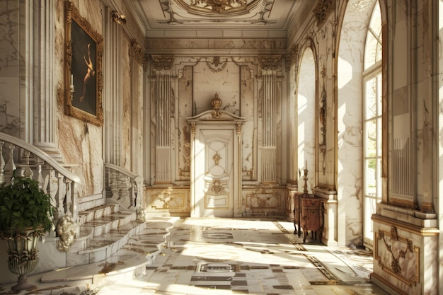 Classical Entrance Hall Interior