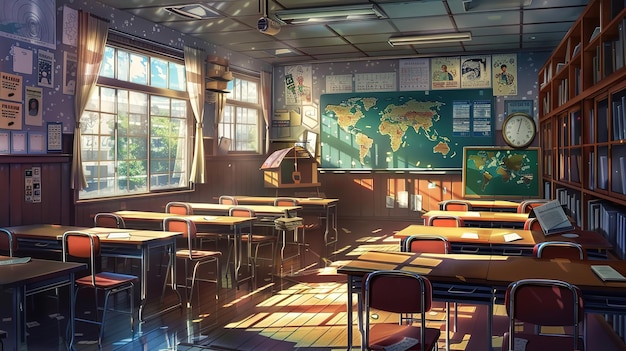 Classroom wallpaper ar 169 Job ID e004effae1db426ea7ceaedf8c87c057