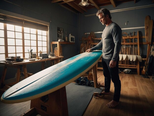 Photo classy custom surfboard shaper_2