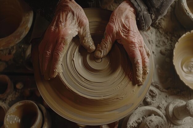 Clay artistry pottery practice of molding clay into various forms blending traditional techniques with modern designs to produce unique handcrafted ceramics for use and aesthetic enjoyment