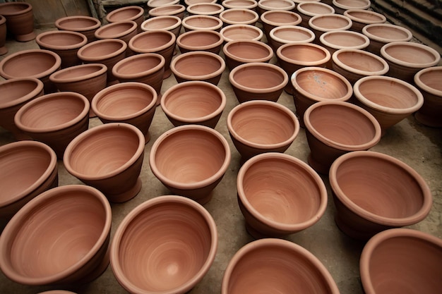 Clay mortars for thai cooking Hand made