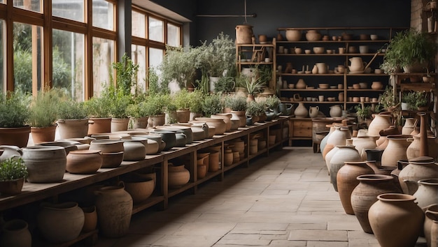 clay pots for flowers