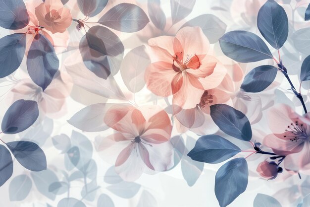 Photo a clean and contemporary image of a minimalist geometric floral pattern perfect for modern design and architectural studios generative ai