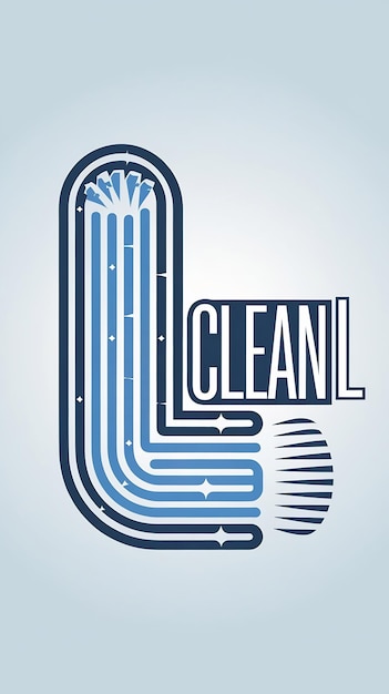 Clean L logo icon company sign vector design