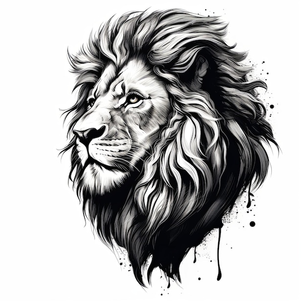 a clean lion logo mascot