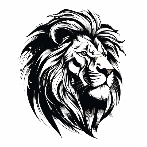 a clean lion logo mascot