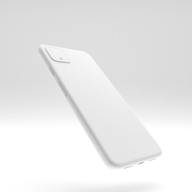 Clean Mobile 4 Back Right Side View Isolated In White Background