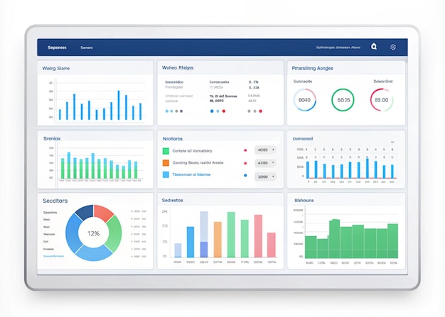 Clean and Modern SEO Analytics Dashboard Design for Effective Website Optimization