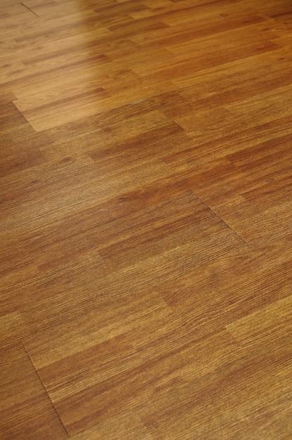 Clean shiny parquet floor