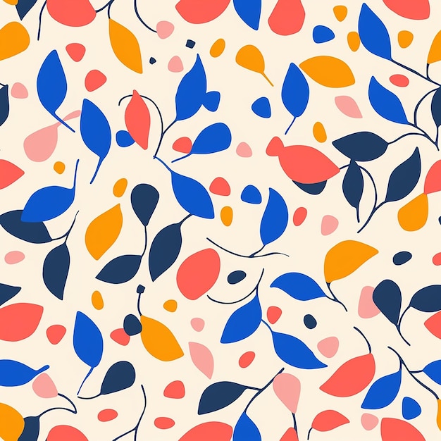 clean and sleek trendy cute and adorable digital seamless pattern