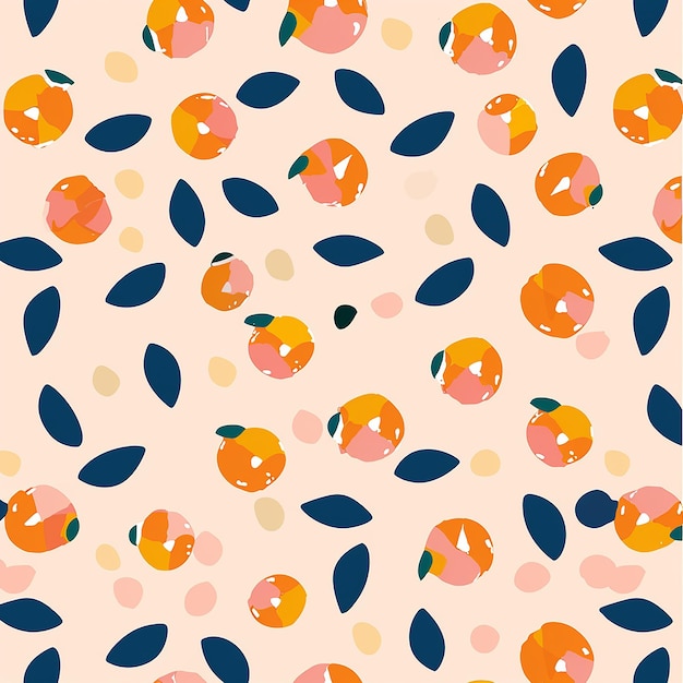 clean and sleek trendy cute and adorable digital seamless pattern