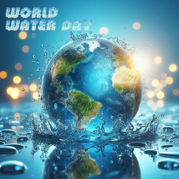 clean water globe world for environmental for world water day