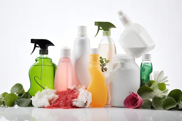 Cleaning products made from natural and recycled ingredients created with generative ai