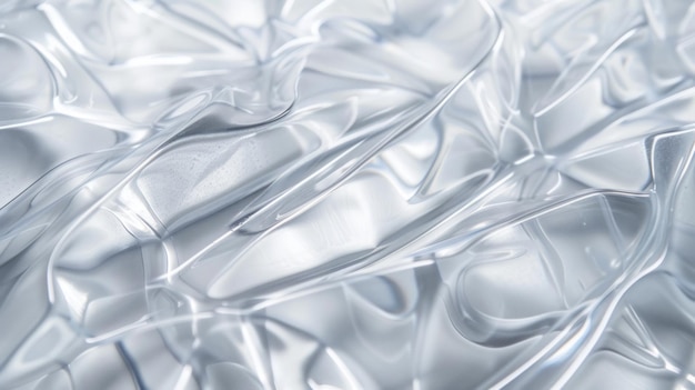 A clear plastic sheet with a pattern of lines and shapes