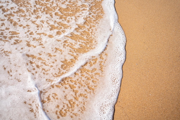 Clear turquoise sea and waves