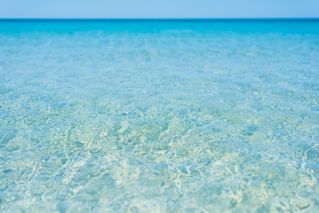 Clear water in Sardinia