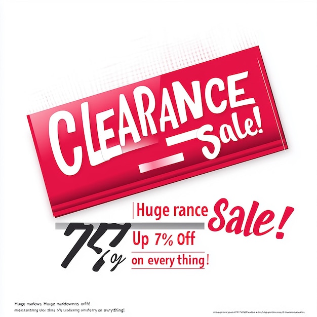 Clearance Sale