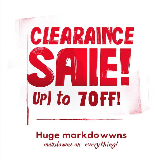 Clearance Sale