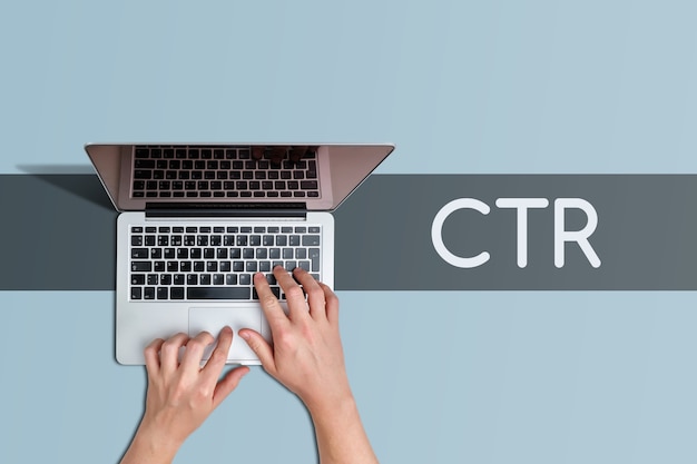 Click through rate CTR metric for marketer.