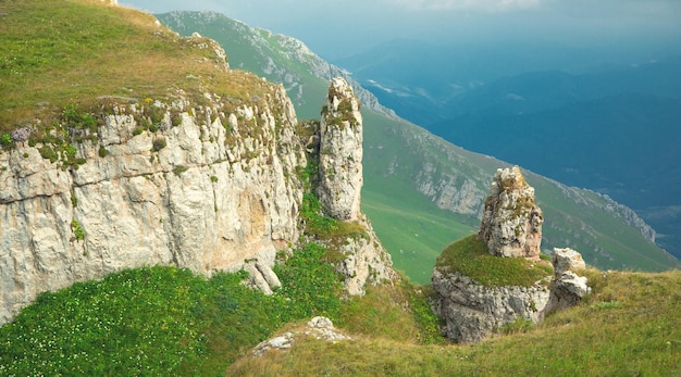 Cliff in nature Armenia Summer time