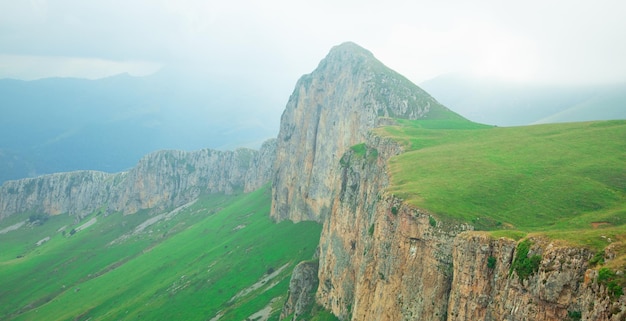 Cliff in nature Armenia Summer time