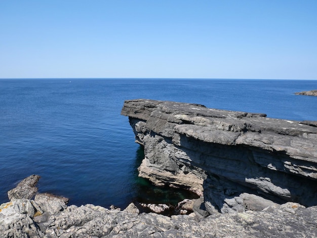 Cliffs and Atlantic ocean rocks canyon and laguna beauty in nature Vacation travel background