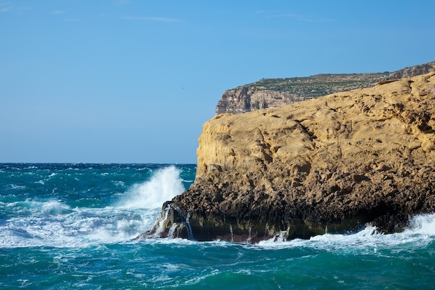 cliffs of  Maltese islands