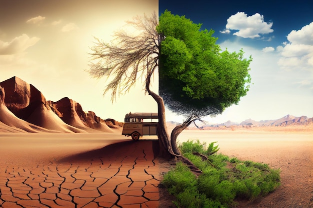 Climate Change from Drought to Green Growth