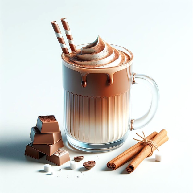 Clipart chocolate cocktail mochaccino cappuccino