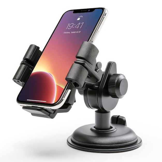 Clipon air vent phone holder with 360degree rotation and tight grip