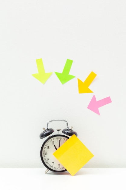 Photo clock at an office table