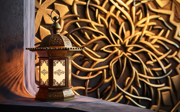 a clock that is on a table with a decorative design on it