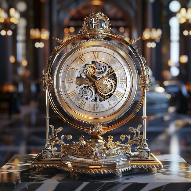 clockasymmetricOctaneRendercg