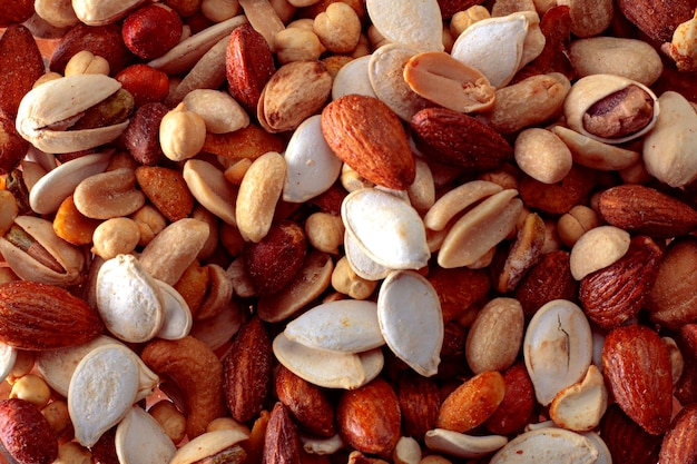 Close shot full frame shot of dry fruits