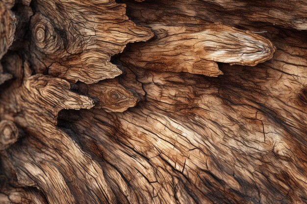 Close up of the bark of a pine tree