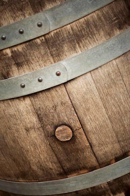 Close up of a barrel