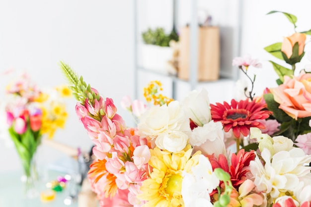 Close-up of beautiful fresh flowers