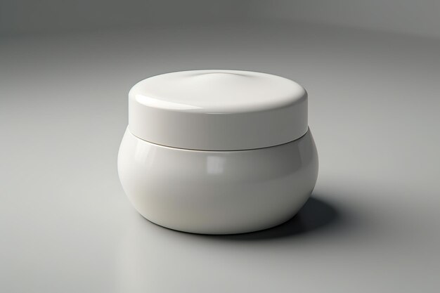 Close up of a beauty cream container