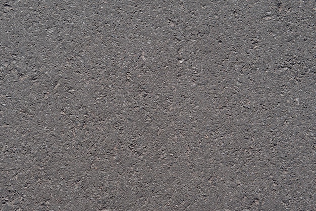 Close up of black asphalt road texture