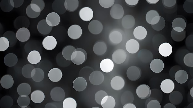 Photo a close up of a black background with circles like circles and dots