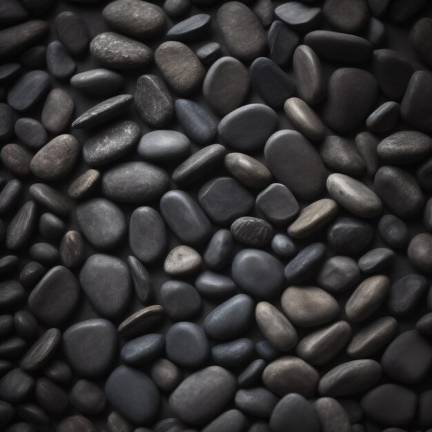 Photo a close up of a black and gray rocks.