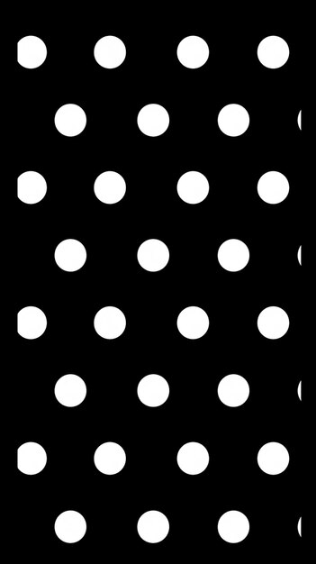 a close up of a black and white polka dot pattern generative ai