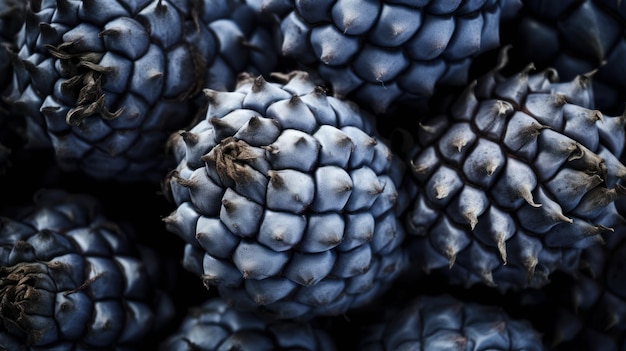 A close up of a blueberry fruit