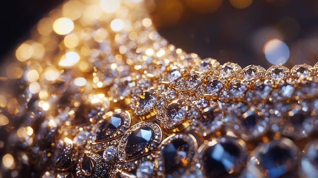 a close up of a bottle of sparkling crystals