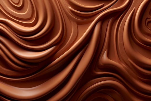 A close up of a brown fabric with a swirly pattern.