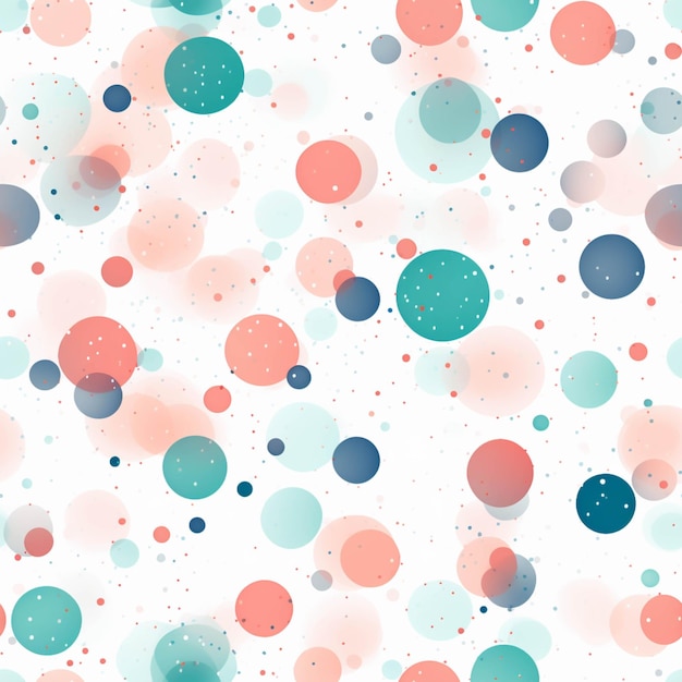 A close up of a bunch of colorful circles on a white surface generative ai