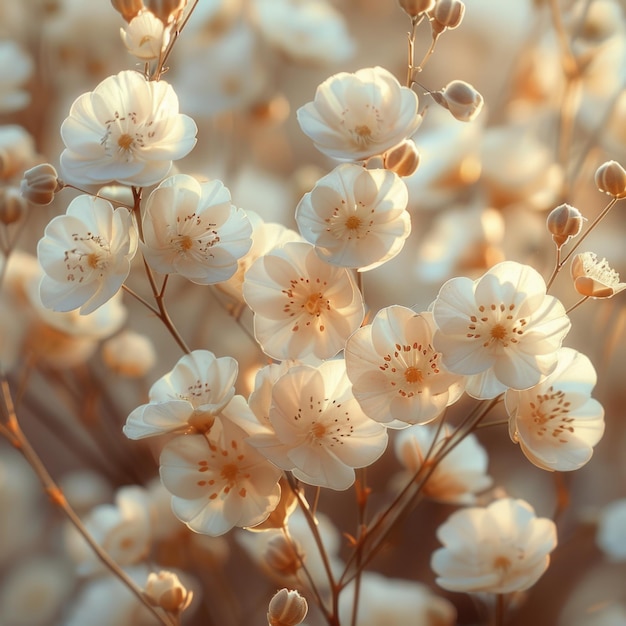 a close up of a bunch of flowers with the word  i love  on the bottom